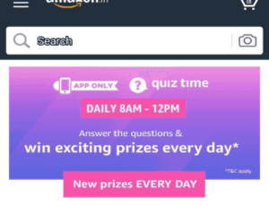 Amazon quiz Time