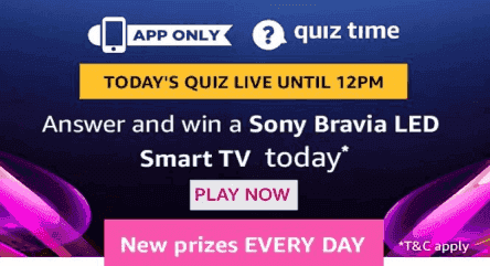 Amazon today quiz 2nd august answers